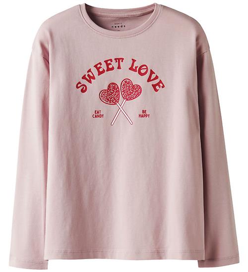 Name It Bluse - NkfVeen - Burnished Lilac/Lollipops