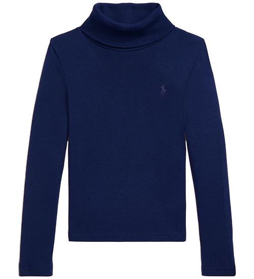Se Polo Ralph Lauren Bluse - Turtleneck - Newport Navy ved KidsWorld