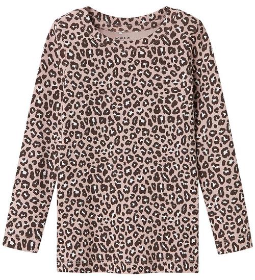 Name It Bluse - NmfLeoana - Burnished Lilac m. Leopard