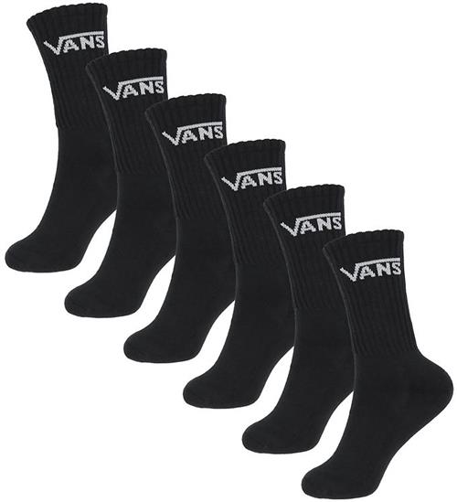 Vans Strømper - 6-pak - Classic Crew - Black