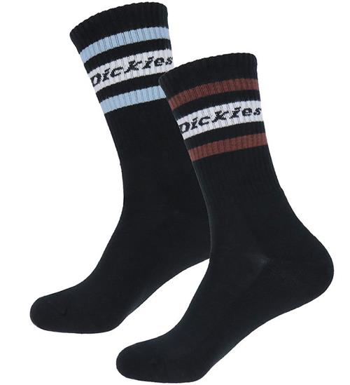 Dickies Strømper - 2-pak - Genola - Sort/Tibetan Red