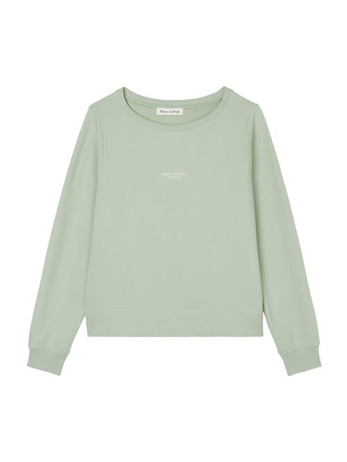 Se Marc O'Polo Sweatshirt  pastelgrøn / hvid ved About You