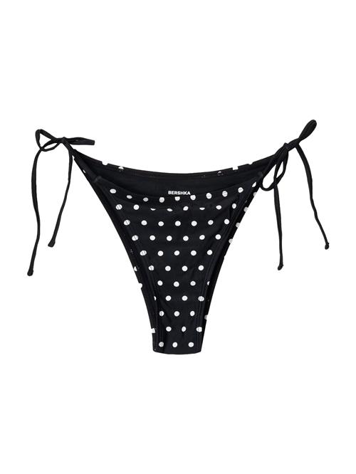 Bershka Bikinitrusse  sort / offwhite
