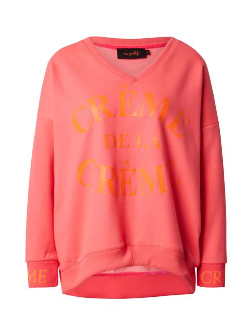 miss goodlife Sweatshirt 'Creme de la Creme'  orange / hindbær