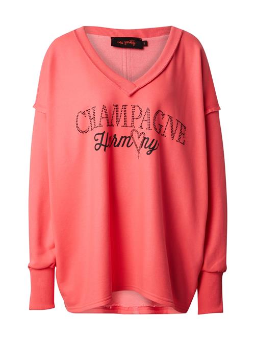 miss goodlife Sweatshirt 'Champagne Harmony'  hindbær / sort
