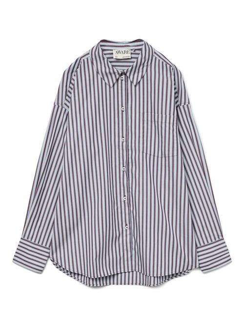 Aware Bluse  blå / sort / hvid