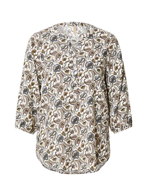 Soyaconcept Bluse 'SAMEA'  nude / opal / oliven / hvid