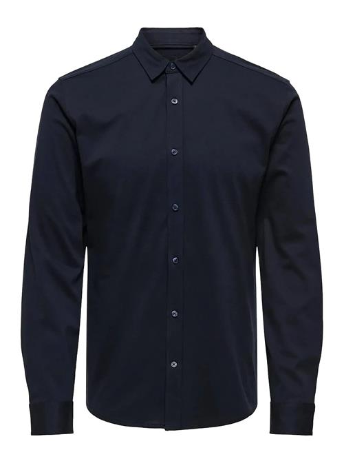 Onsemil Ls Stretch Shirt ONLY & SONS Navy
