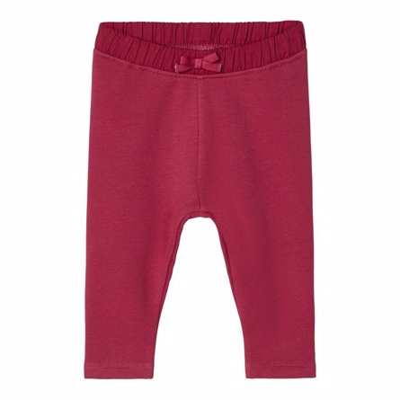 Se NAME IT Baby Sweatpants Otteline Earth Red hos SmartKidz