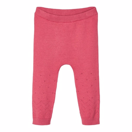 Se NAME IT Strik Bukser Rea Slate Rose hos SmartKidz