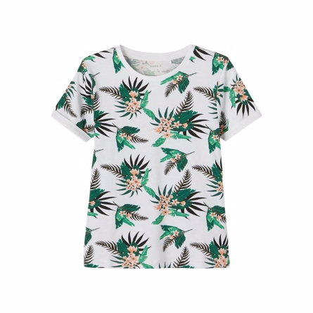 NAME IT Tee Johan Bright White