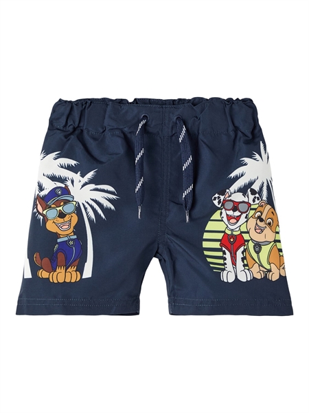 Se NAME IT Paw Patrol Badeshorts Messi Dark Sapphire hos SmartKidz