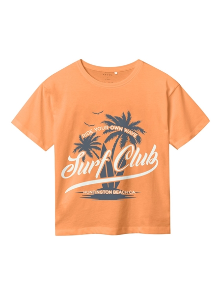 Se NAME IT T-shirt Vagno Mock Orange ved SmartKidz