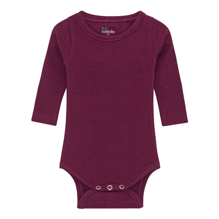 Se BIRKHOLM Rib Body Blomme Lilla hos SmartKidz