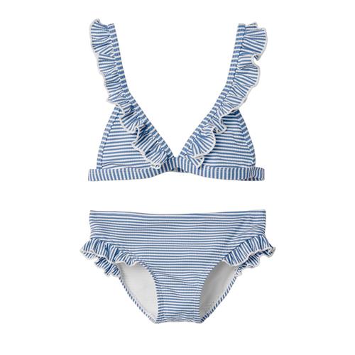 Se NAME IT Bikini Zannah Silver Lake Blue hos SmartKidz