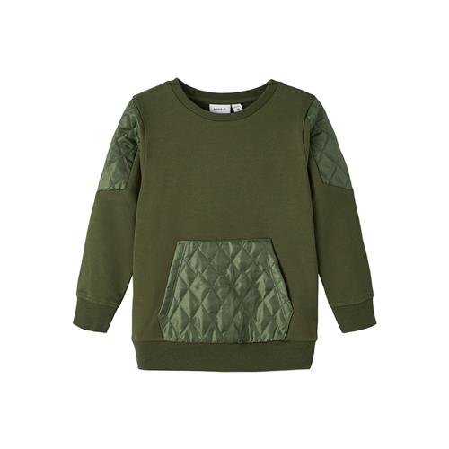 NAME IT Sweatshirt Leslie Rifle Green