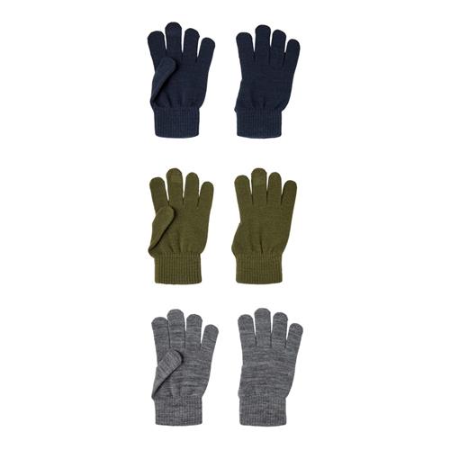 Se NAME IT 3-Pak Handsker Grøn Mix Olive Night hos SmartKidz