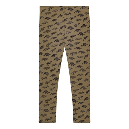 Se BIRKHOLM Leggings Brun Dinosaur hos SmartKidz
