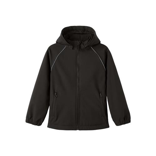 NAME IT Softshell Jakke Alfa Black Sort