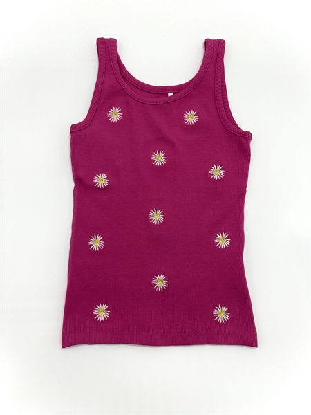 Se NAME IT Rib Tank Top Silina Raspberry Rose hos SmartKidz