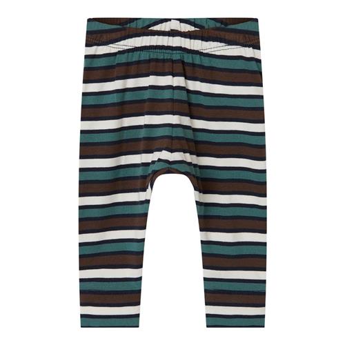 NAME IT Stribede Leggings Lassir Hot Fudge
