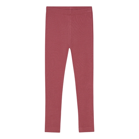 Se BIRKHOLM Rib Leggings Rabarber Rosa hos SmartKidz