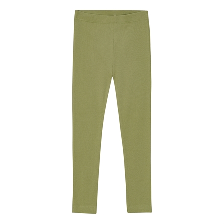 Se BIRKHOLM Rib Leggings Salvie Grøn hos SmartKidz