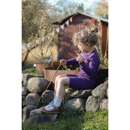 Se BIRKHOLM Rib Bluse Vindrue Lilla hos SmartKidz