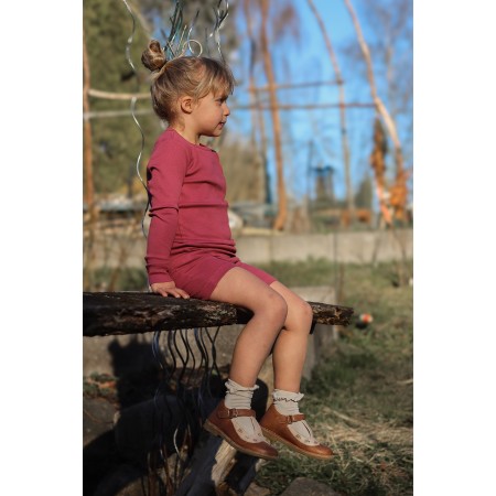 Se BIRKHOLM Rib Bluse Rabarber Rosa hos SmartKidz