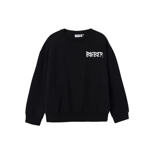 Se NAME IT Justin Bieber Sweatshirt Jabs Black hos SmartKidz