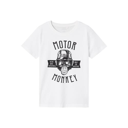 Se NAME IT T-Shirt Victor Bright White hos SmartKidz