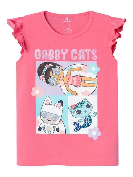 Se NAME IT Gabby Cat Top Memi Camellia Rose hos SmartKidz
