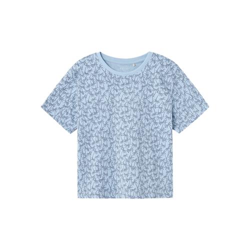 NAME IT Løs T-Shirt Valther Chambray Blue