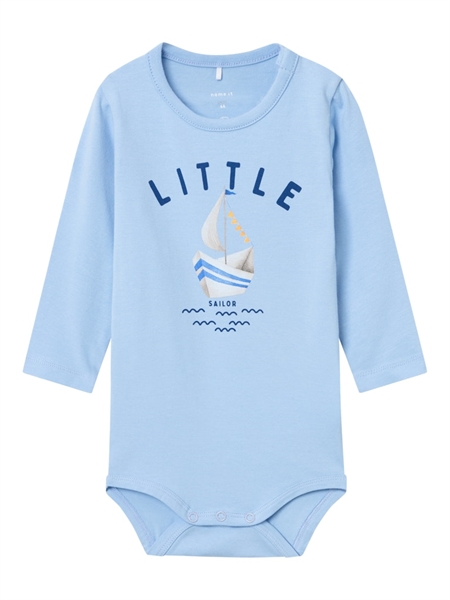Se NAME IT Langærmet Body Fevan Chambray Blue hos SmartKidz