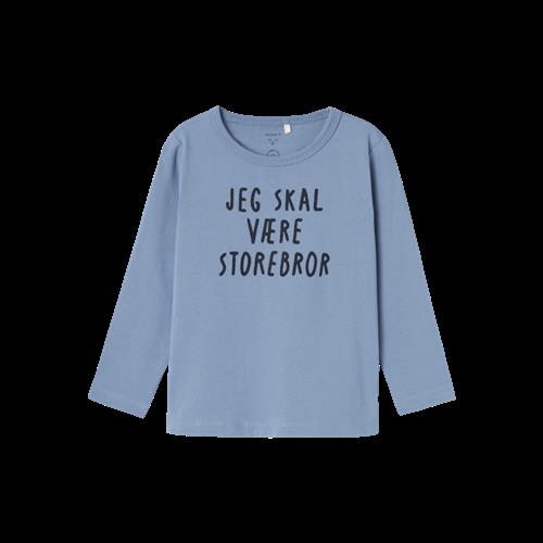 Se NAME IT Jeg Skal Være Storebror Bluse Troposphere hos SmartKidz