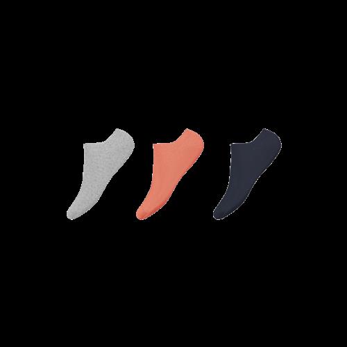 NAME IT 3-Pak Ankelsokker Vilum Light Grey Melange