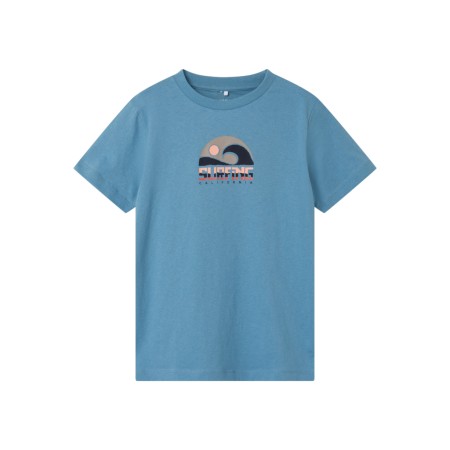 Se NAME IT T-Shirt Hatune Provincial Blue hos SmartKidz