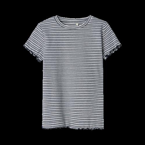 NAME IT Rib T-shirt Vemma Dark Sapphire