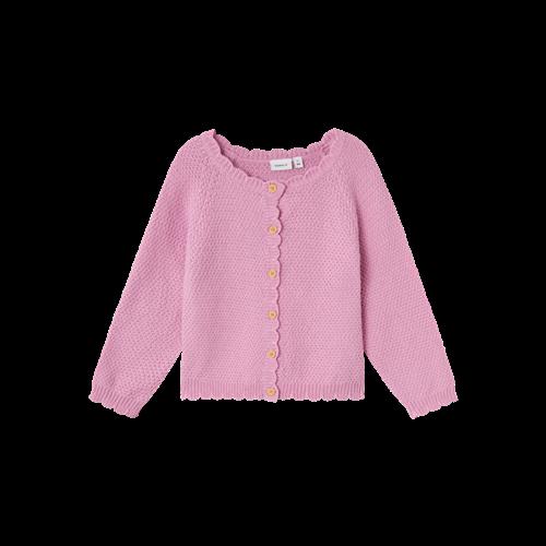 Se NAME IT Strik Cardigan Karoline Pastel Lavender hos SmartKidz