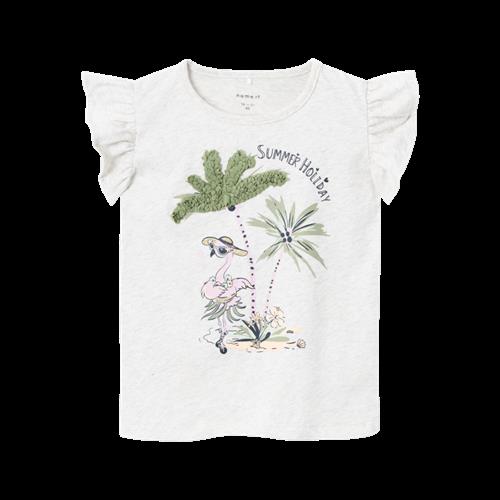 Se NAME IT T-Shirt Jewels Peyote Melange hos SmartKidz