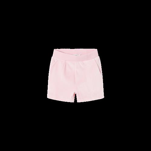 Se NAME IT Velour Shorts Debbie Parfait Pink hos SmartKidz
