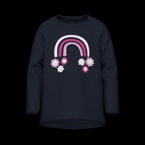 Se NAME IT Langærmet Løs Bluse Violet Dark Sapphire hos SmartKidz