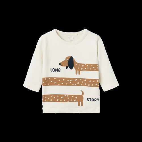 NAME IT Langærmet Bluse Kanon Jet Stream