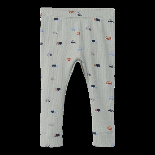 Se NAME IT Rib Leggings Dabu Wrought Iron hos SmartKidz