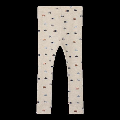 NAME IT Rib Leggings Dabu Peyote Melange