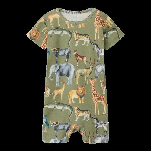 Se NAME IT Sunsuit Jasen Oil Green hos SmartKidz