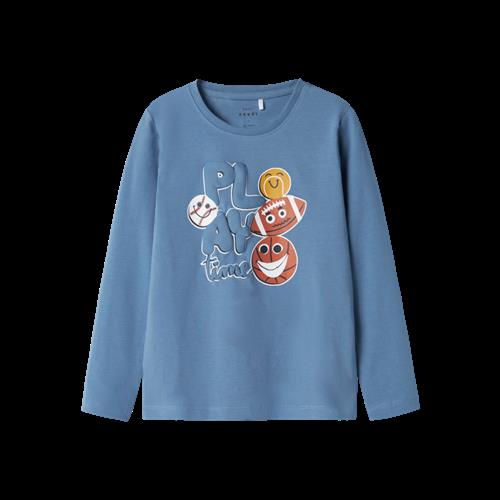NAME IT Langærmet Bluse Vux Coronet Blue Play Time