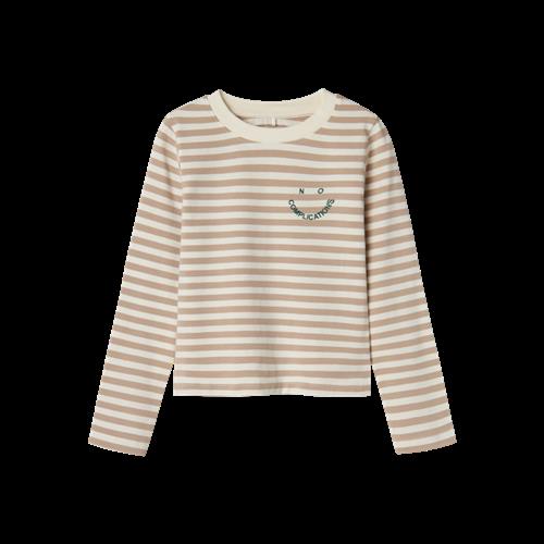 NAME IT Langærmet Bluse Lopine Jet Stream Pure Cashmere