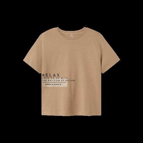 Se NAME IT T-Shirt Nosune Weathered Teak hos SmartKidz