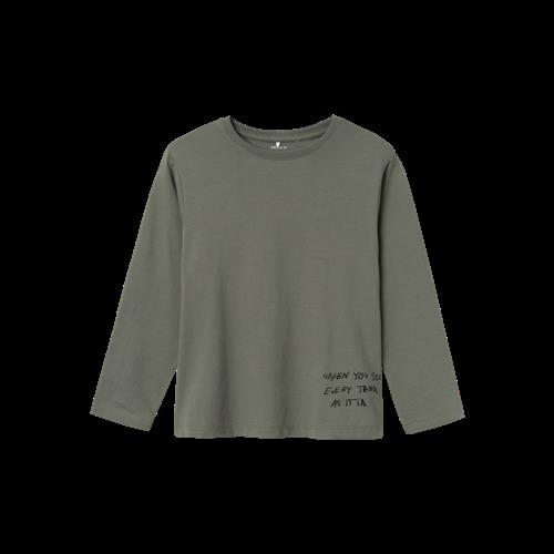 NAME IT Langærmet Bluse Nepanni Tea Leaf
